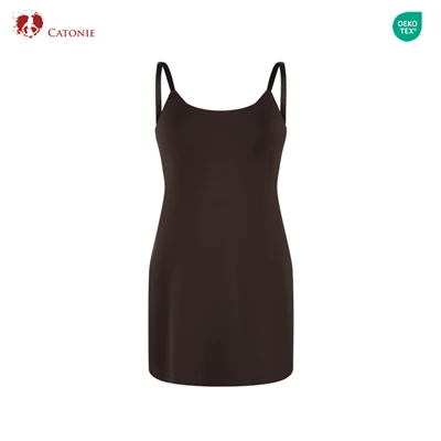 Brown Halter Dress